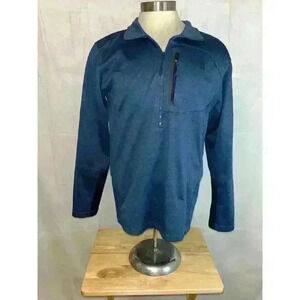 The North Face Blue Canyonlands 1/2 Zip Pullover Outdoor Jacket Men's Size Large